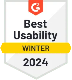 G2 Best Usability Winter 2024