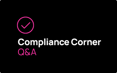 Compliance Corner